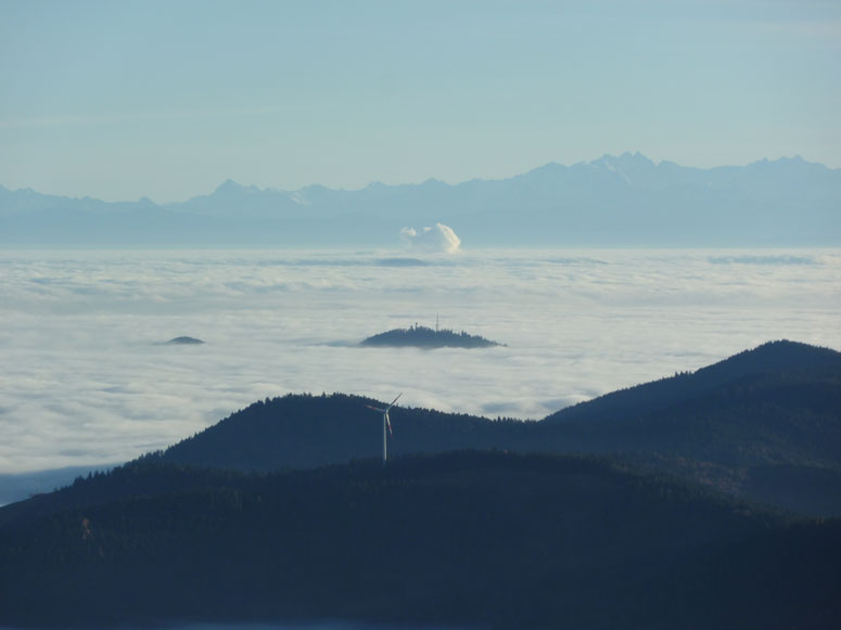 Hohe M&ouml;hr im Schwarzwald vom Belchen aus