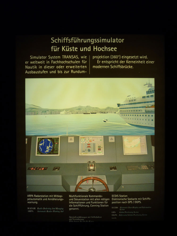 Simulator f&uuml;r die Schifffahrt