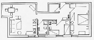 Ferienwohnung 75qm in Gersbach im Schwarzwald (Naturpark S&uuml;dschwarzwald) Technische Zeichnung