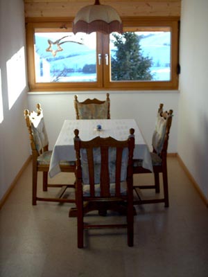 Esstisch Ferienwohnung Erholungsurlaub Gersbach Schwarzwald (Naturpark S&uuml;dschwarzwald)